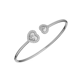 Weißgold, Armschmuck, Chopard Happy Diamonds Icons Armreif, Ref: 85A614-1204