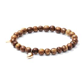 Roségold, Armschmuck, Tamara Comolli INDIA Drop Armband medium Snakewood B-IND-SW-Dr-m-rg