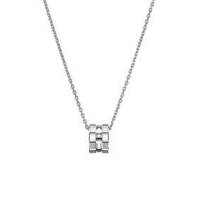 Weißgold, Halsschmuck, Chopard Ice Cube Anhänger 797004-1001