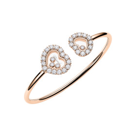 Roségold, Armschmuck, Chopard Happy Diamonds Icons Joaillerie Armreif, Ref: 85A615-5004