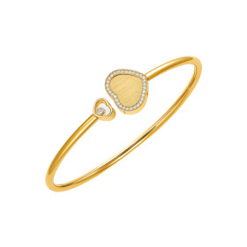 Gelbgold, Armschmuck, Chopard Happy Hearts Golden Hearts Armreif, Ref: 85A107-0922
