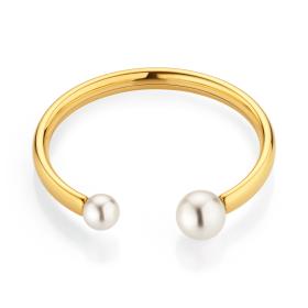 Gelbgold, Armschmuck, Yana Nesper Open Mind Armreif OM27