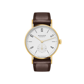 Damenuhr, NOMOS Glashütte Tangente Gold 33 Doré, Ref: 105