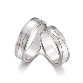 Ringe, August Gerstner Trauringe 28017/6-4/20017/6