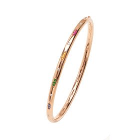 Roségold, Armschmuck, Tamara Comolli GYPSY Armspange 'Candy Pavé' BA-Gyp-CanP-19-rg
