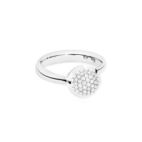 Weißgold, Ringe, Tamara Comolli BOUTON Ring R-BOU-s-p-wg