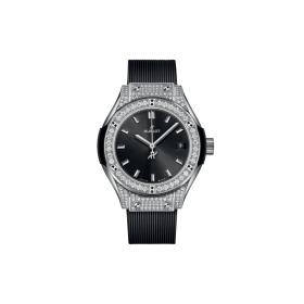 Damenuhr, Hublot Classic Fusion Titanium Pavé  591.NX.1470.RX.1604