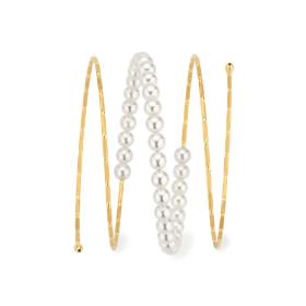 Gelbgold, Armschmuck, Yana Nesper WRAPme Wickelarmband WR10