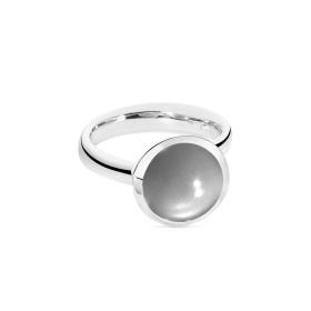 Weißgold, Ringe, Tamara Comolli BOUTON Ring Large R-BOU-l-MoGr-wg