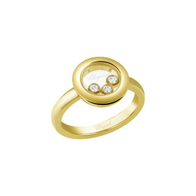 Gelbgold, Ringe, Chopard Happy Diamonds Icons Ring, Ref: 82A018-0121