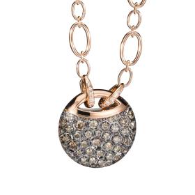 Roségold, Halsschmuck, Capolavoro Collier Fiore Magico CO9BHB00580