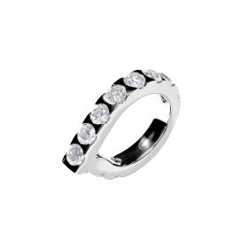 Weißgold, Ringe, Tamara Comolli SIGNATURE Drop Memoire Classic Ring R-Dr-Mem-11-Cl-wg