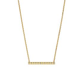 Gelbgold, Halsschmuck, Chopard Ice Cube Halskette 817702-0003