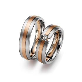 Weißgold, Ringe, August Gerstner Trauringe 27269/6-4/20269/6