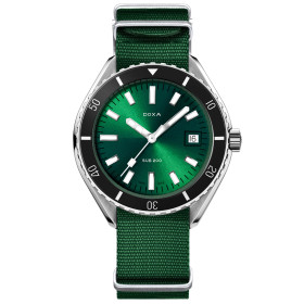 Damen- und Herrenuhr, Doxa SUB 200 SEA EMERALD 799.10.131.26-N