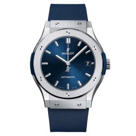 Herrenuhr, Hublot Classic Fusion Titanium Blue  511.NX.7170.RX