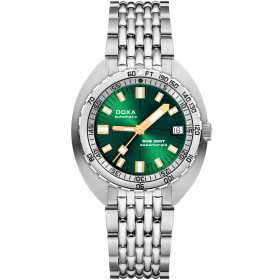         Damen- und Herrenuhr, Doxa SUB 200T SEA EMERALD 804.10.131S.10