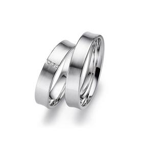 Weißgold, Ringe, August Gerstner Trauringe 20206/5-4/20206/6