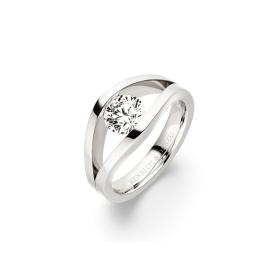 Platin, Ringe, Henrich & Denzel Tensio Solitärring P7500.09000