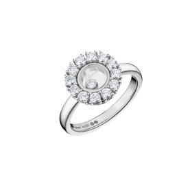 Weißgold, Ringe, Chopard Happy Diamonds Icons Joaillerie Ring, Ref: 82A609-1111
