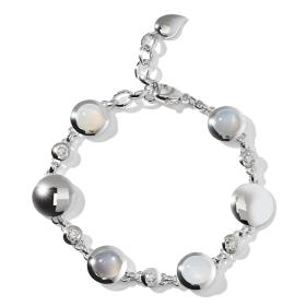 Weißgold, Armschmuck, Tamara Comolli BOUTON Armband Cashmere B-BOU-Cas-Cl-wg