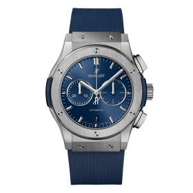 Unisex, Hublot Classic Fusion Chronograph Titanium Blue  541.NX.7170.RX