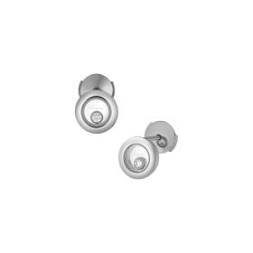 Weißgold, Ohrringe, Chopard Happy Diamonds Icons Ohrstecker 83A017-1001