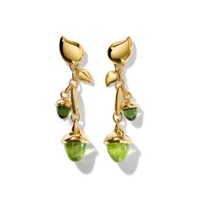 Gelbgold, Ohrringe, Tamara Comolli MIKADO Ohrringe Dangling 2 Acorns 'Rainforest' E-M-d-2-RF-yg