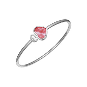 Weißgold, Armschmuck, Chopard Happy Hearts Armreif, Ref: 857482-1706