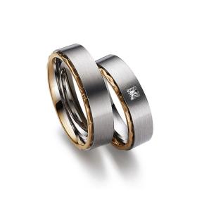 Ringe, August Gerstner Trauringe 27305/6-4/27305/6