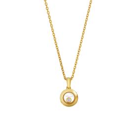 Gelbgold, Halsschmuck, Chopard Happy Diamonds Icons Halskette mit Anhänger 79A017-0001