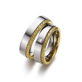 Weißgold, Ringe, August Gerstner Trauringe 27293/6-4/27293/5