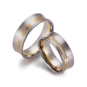 Ringe, August Gerstner Trauringe 28160/7-4/28160/7