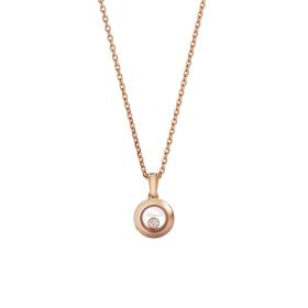 Roségold, Halsschmuck, Chopard Happy Diamonds Icons Anhänger 79A017-5001