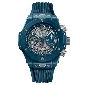 Unisex, Hublot Big Bang Unico Petrol Blue Ceramic  441.ES.5121.RX