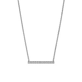 Weißgold, Halsschmuck, Chopard Ice Cube Halskette 817702-1003