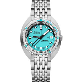        Damen- und Herrenuhr, Doxa SUB 250T GMT AQUAMARINE 855.10.241.10
