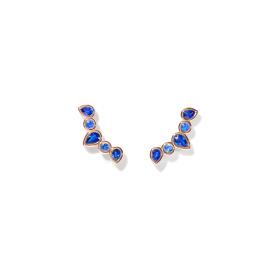 Roségold, Ohrringe, Tamara Comolli GYPSY Ohrringe Crawler 'Ocean' E-Gyp-Cra-Oce-rg