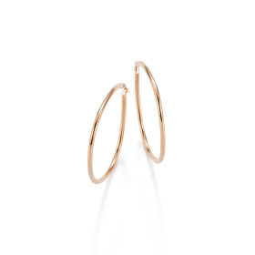 Roségold, Ohrringe, Atelier Mühlbacher Bold Contour Creolen 80783.70090