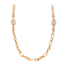 Roségold, Halsschmuck, Crivelli Halskette Join 000-5524NS