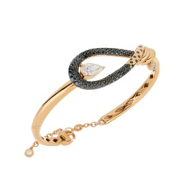 Roségold, Armschmuck, Crivelli Armband Closer 159-C800-black