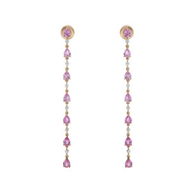         Roségold, Ohrringe, Crivelli Saphirohrhänger Anytime 216-CR1156