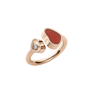 Roségold, Ringe, Chopard Happy Hearts Ring, Ref: 829482-5834