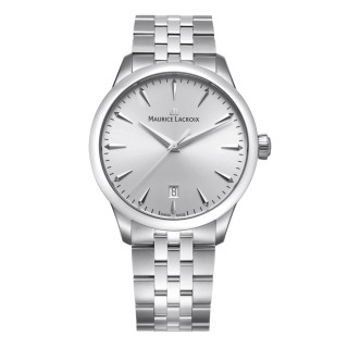 Damen- und Herrenuhr, Maurice Lacroix 1975 Quartz 39mm, Ref: 751007-SS002-130-1