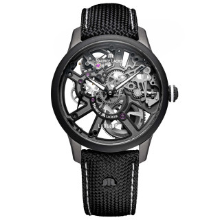 Herrenuhr, Maurice Lacroix Masterpiece Skeleton Label Noir, Ref: MP7228-DLB04-090-2