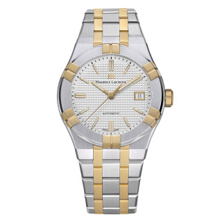 Damen- und Herrenuhr, Maurice Lacroix Aikon Automatic Date 39mm, Ref: AI6007-SP012-130-1