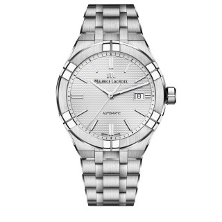 Damen- und Herrenuhr, Maurice Lacroix Aikon Automatic Date 42mm, Ref: AI6008-SS002-130-1