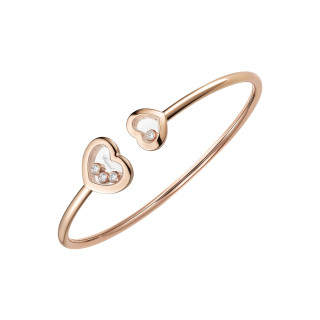 Roségold, Armschmuck, Chopard Happy Diamonds Icons Armreif, Ref: 85A614-5004