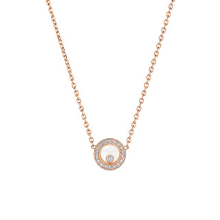 Roségold, Halsschmuck, Chopard Happy Diamonds Icons Halskette, Ref: 81A017-5201
