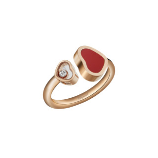 Roségold, Ringe, Chopard Happy Hearts Ring, Ref: 829482-5802